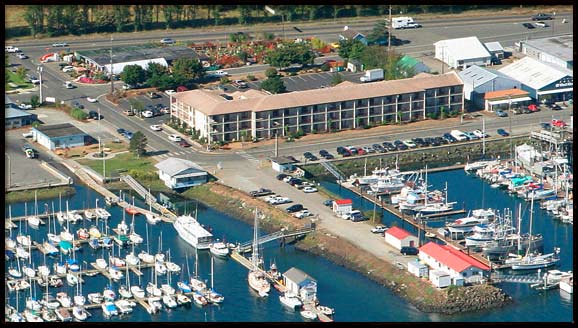 Harborside Inn from the Air